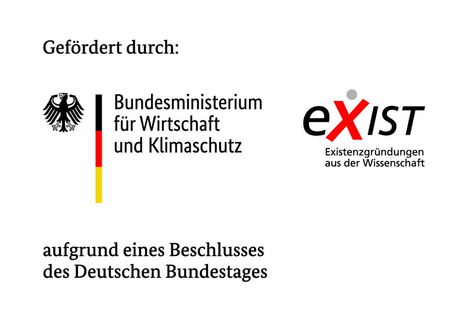 Logo Bundesministerium für Wirtschaft und Klimaschutz, Logo EXIST