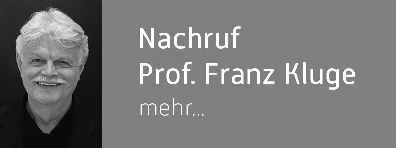 Nachruf Prof. Franz Kluge