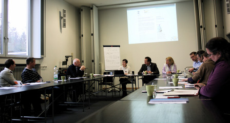Treffen der Professoren und Professorinnen in Trier.