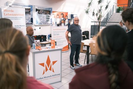 Infostand Stefan-Morsch-Stiftung