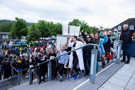 Das Team der Hochschule Trier beim Trierer Firmenlauf 2026