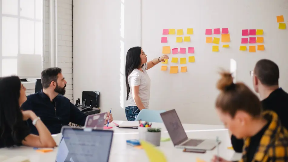 Meeting eines Start-ups