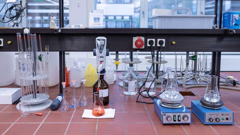 Chemielabor zur Wasseranalyse