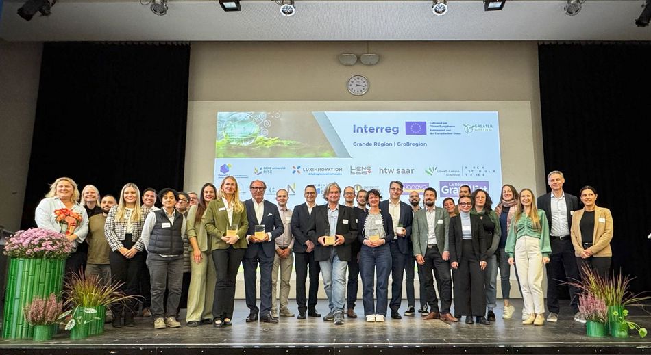 Gruppenfoto vom kompletten Konsortium Greater Green+.