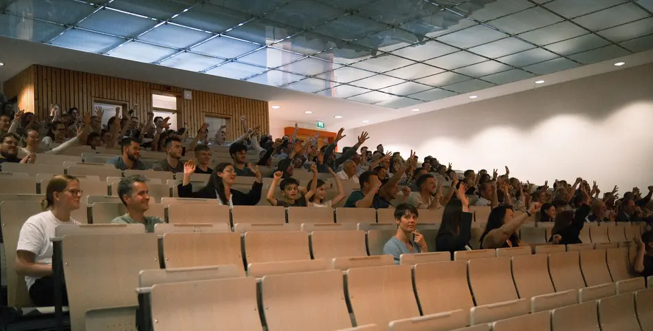 Hörsaal Physikanten Forschungstag 2025 Hochschule Trier Umwelt-Campus