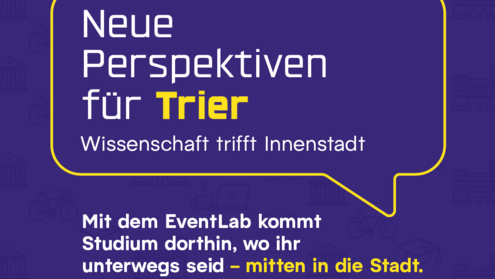 Slogan des EventLabs, Projekt von studier in Trier und der Hochschule Trier