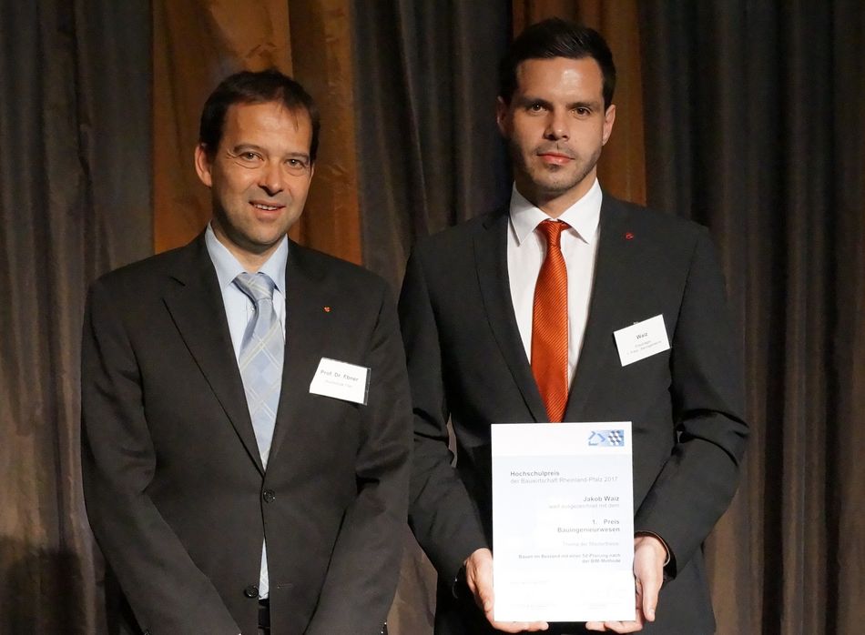 Hochschulpreis Bauwirtschaft Rheinland-Pfalz 2017