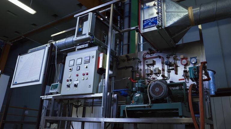 Wasser- oder Luftgekühlte Kälteanlage