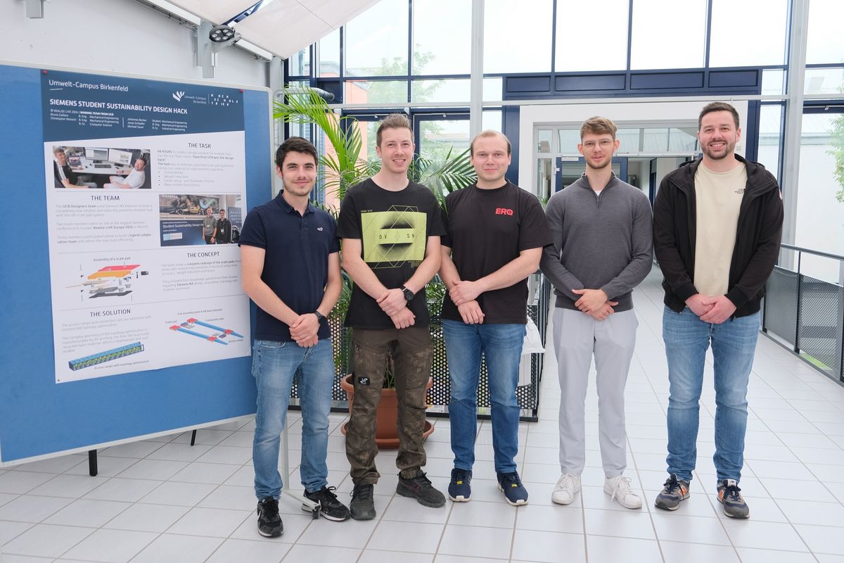Studenten-Team gewinnt bei Siemens' "Sustainability Design Hack"