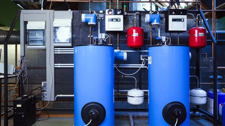 Prüfstand für Solarkollektoren