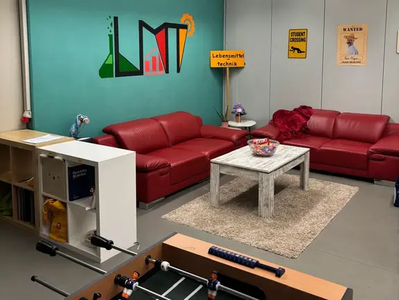Ansicht Fachschaftsraum der Fachschaft Lebensmitteltechnik Hochschule Trier