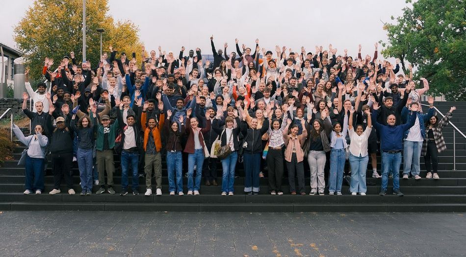 Neue Studierende bei der Einführungsveranstaltung 