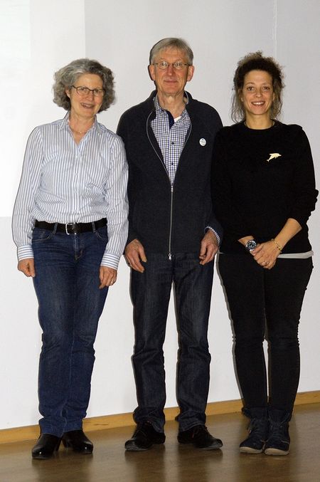 v.l. Gabriele Neumann, Harry Neumann, Verena Platt-Till