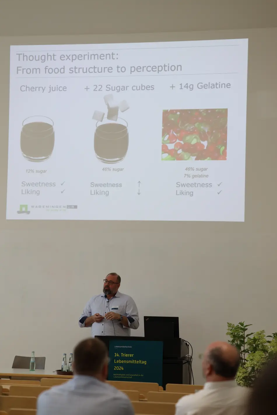 Prof. Dr. Markus Stieger aus Wageningen referiert am Trierer Lebensmitteltag an der Hochschule Trier