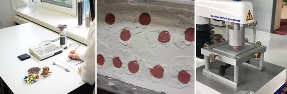 Produktentwicklung Herstellung vegane Gummibärchen und Test auf Textur