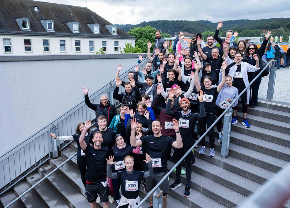 Das Team der Hochschule Trier beim Trierer Firmenlauf 2026