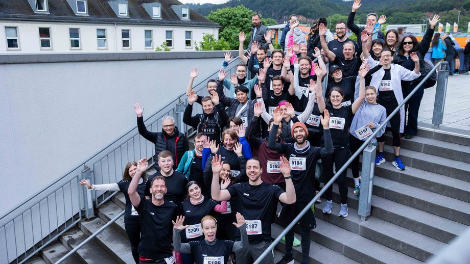 Das Team der Hochschule Trier beim Trierer Firmenlauf 2026