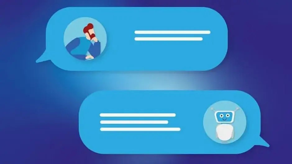 Illustration eines Chats