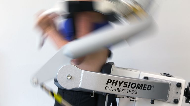 Physiomed Contrex zur isokinetischen Kraftleistungsdiagnostik