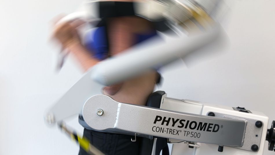 Physiomed Contrex for isokinetic strength performance diagnostics
