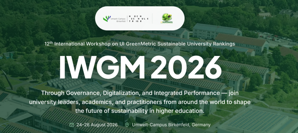 International Workshop on UI GreenMetric - IWGM 2026