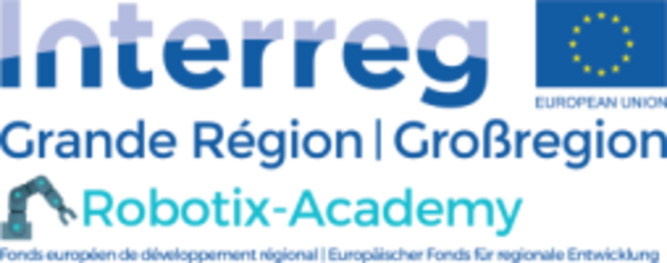 Logo des Interreg-Projekts Robotix Academy