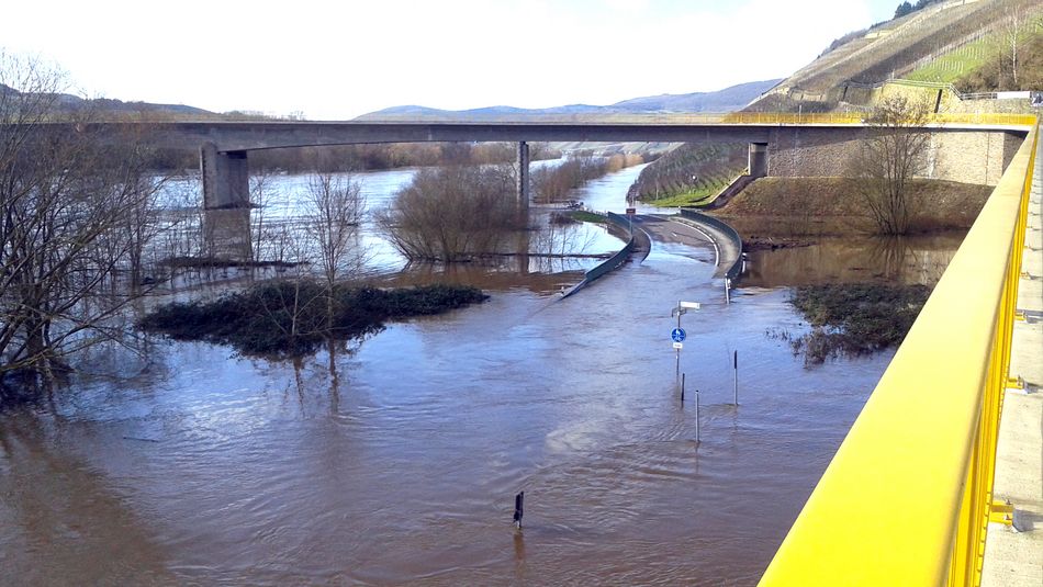 Hochwasser an der Mosel