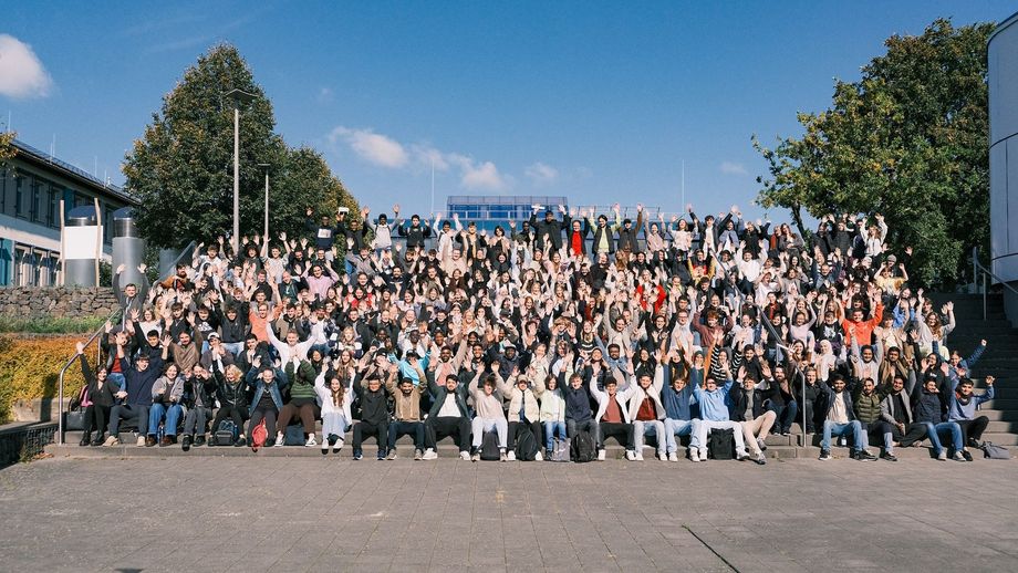 Gruppenfoto der Studienstarter
